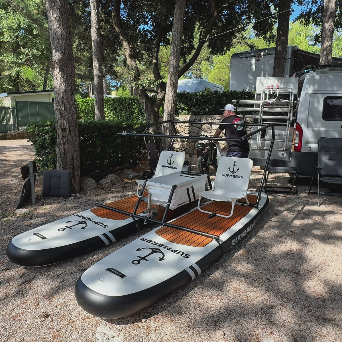 SUPMARAN Light4 – Boot (Rahmen Set + SUP Boards)
